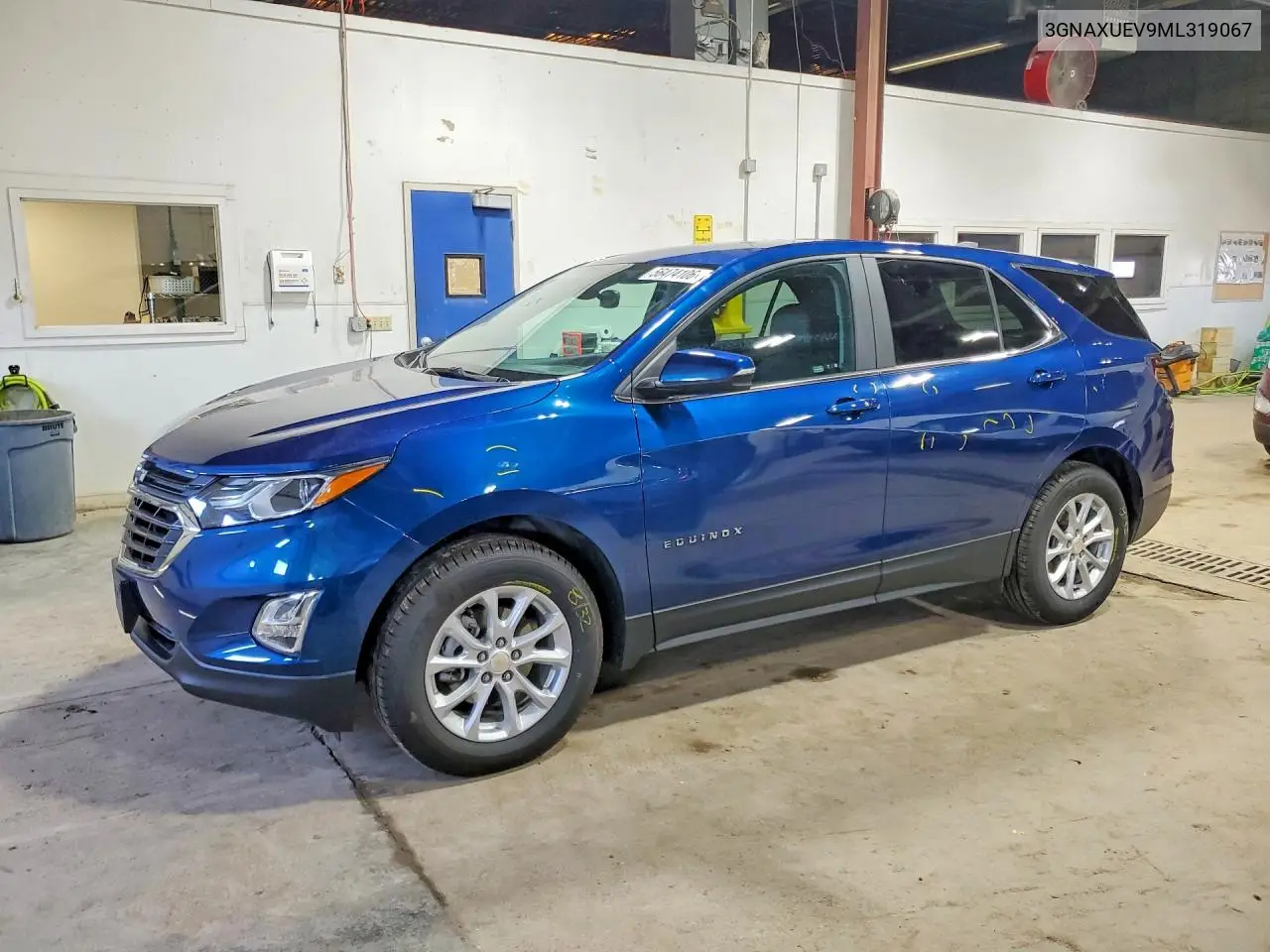 2021 Chevrolet Equinox Lt VIN: 3GNAXUEV9ML319067 Lot: 56474106
