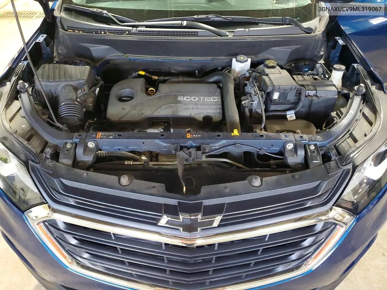 2021 Chevrolet Equinox Lt VIN: 3GNAXUEV9ML319067 Lot: 56474106