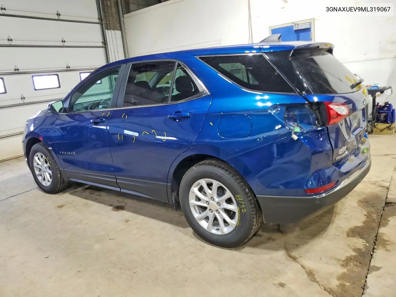 2021 Chevrolet Equinox Lt VIN: 3GNAXUEV9ML319067 Lot: 56474106