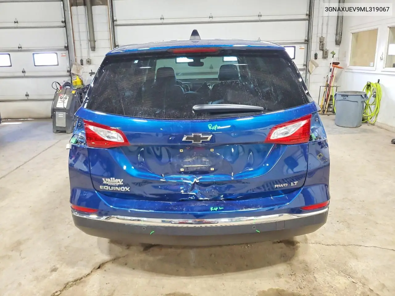 2021 Chevrolet Equinox Lt VIN: 3GNAXUEV9ML319067 Lot: 56474106