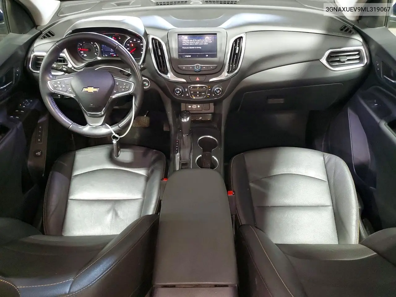 2021 Chevrolet Equinox Lt VIN: 3GNAXUEV9ML319067 Lot: 56474106