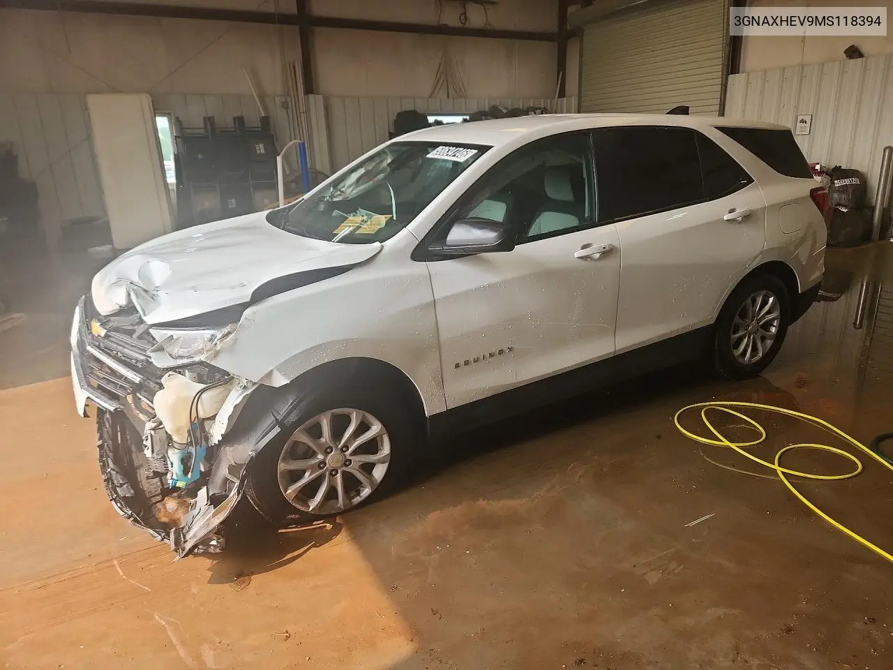 2021 Chevrolet Equinox Ls VIN: 3GNAXHEV9MS118394 Lot: 58634746