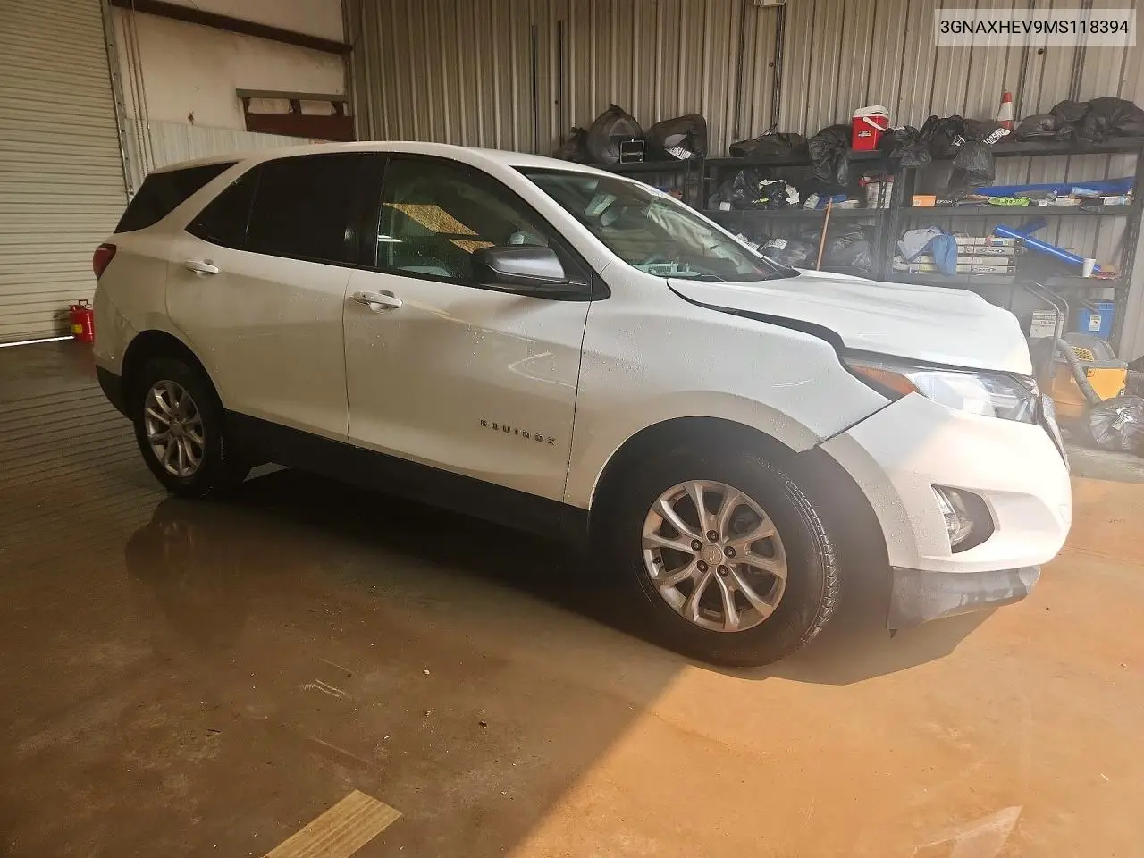 2021 Chevrolet Equinox Ls VIN: 3GNAXHEV9MS118394 Lot: 58634746