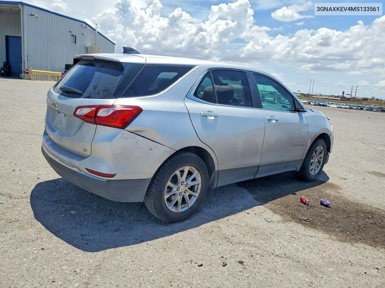 2021 Chevrolet Equinox Lt VIN: 3GNAXKEV4MS133561 Lot: 61642886
