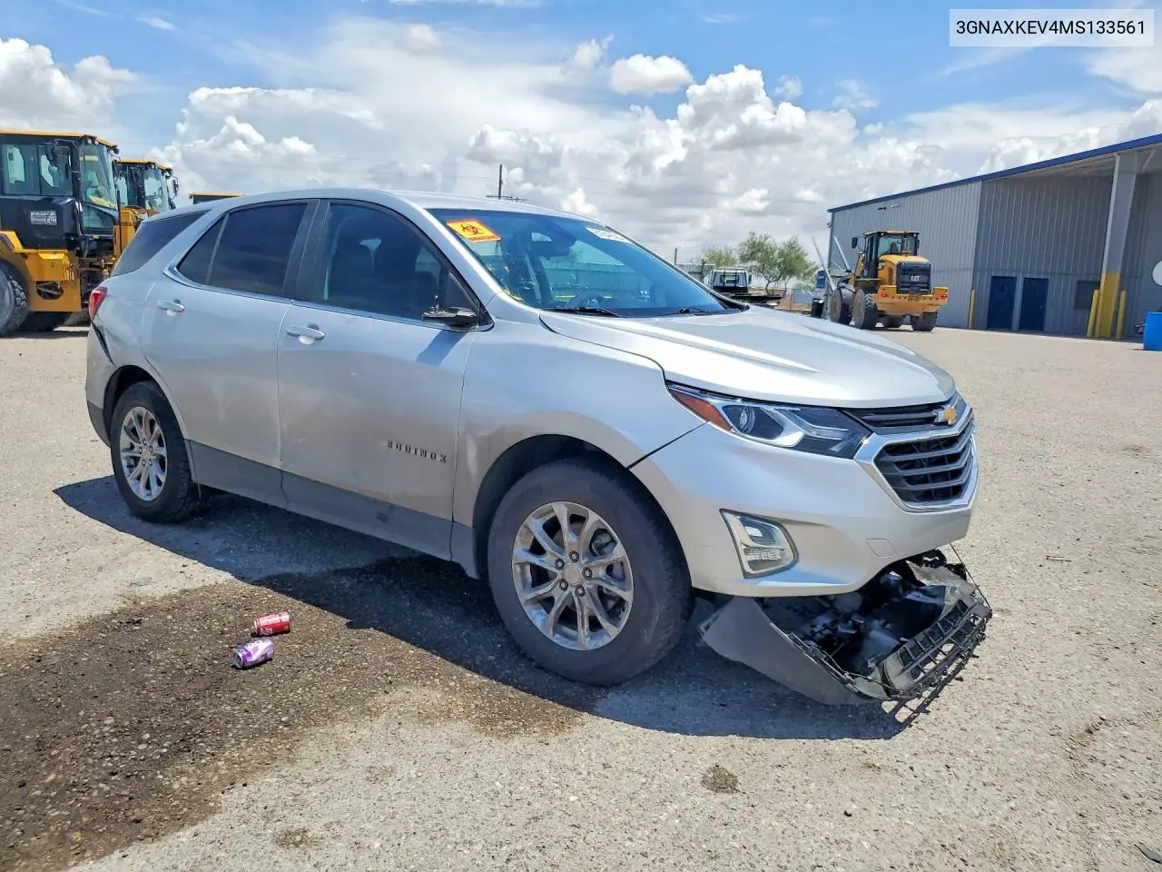 2021 Chevrolet Equinox Lt VIN: 3GNAXKEV4MS133561 Lot: 61642886