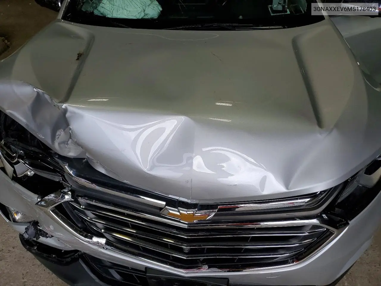2021 Chevrolet Equinox Premier VIN: 3GNAXXEV6MS178403 Lot: 61897666