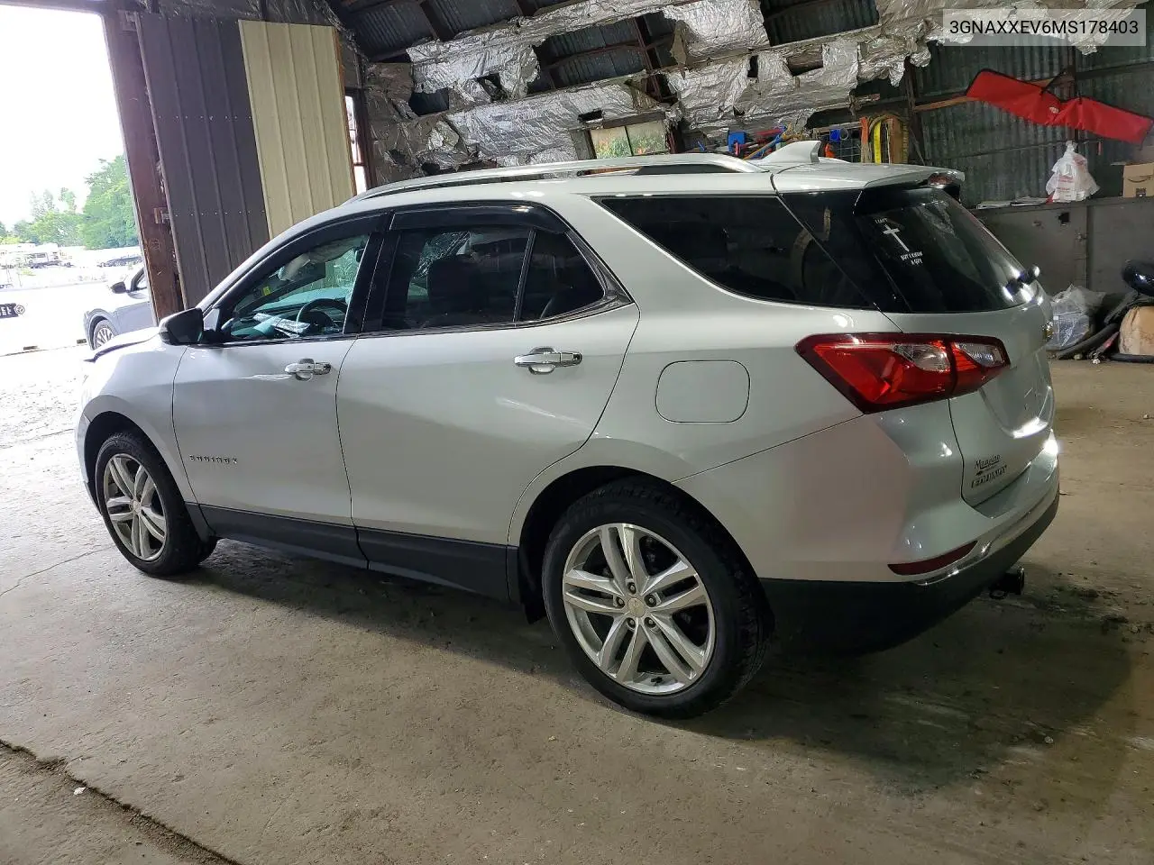2021 Chevrolet Equinox Premier VIN: 3GNAXXEV6MS178403 Lot: 61897666