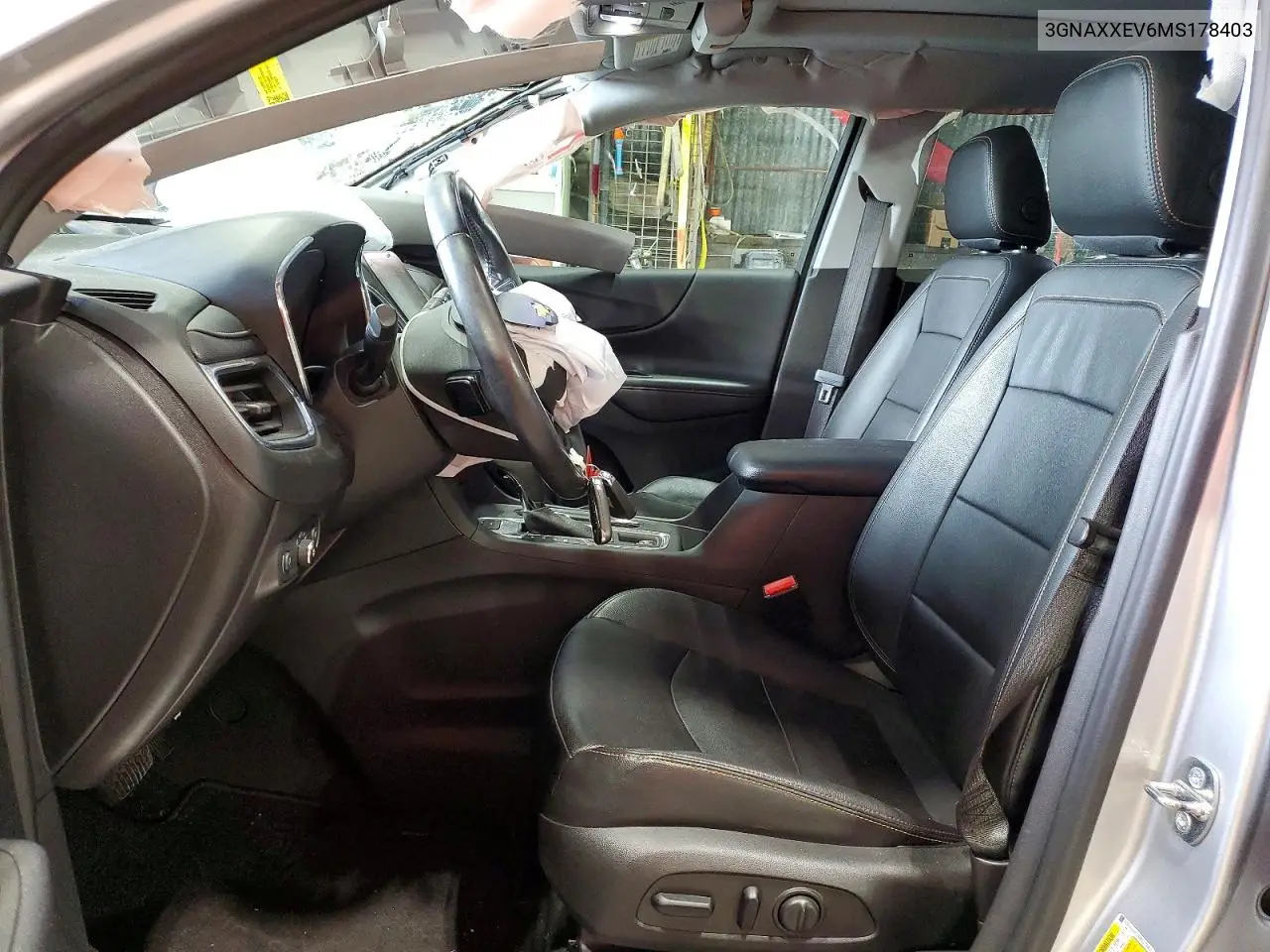 2021 Chevrolet Equinox Premier VIN: 3GNAXXEV6MS178403 Lot: 61897666