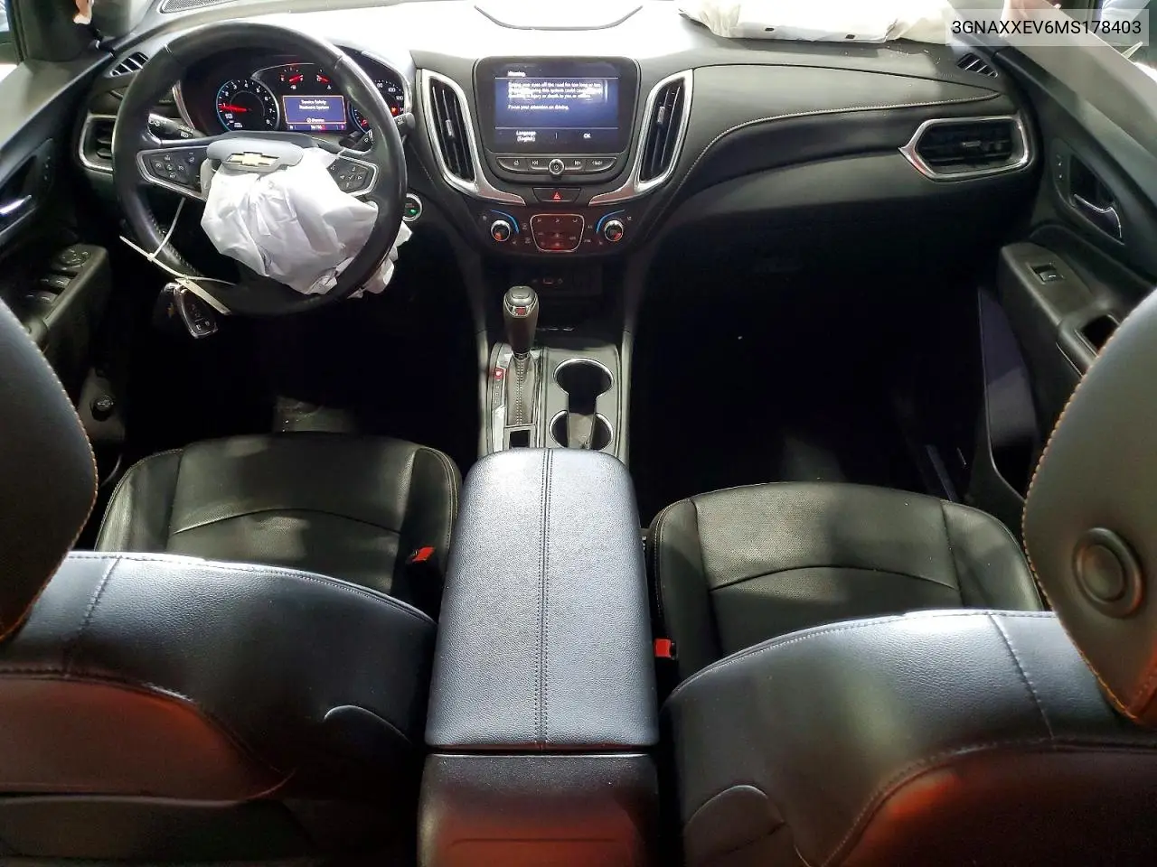 2021 Chevrolet Equinox Premier VIN: 3GNAXXEV6MS178403 Lot: 61897666
