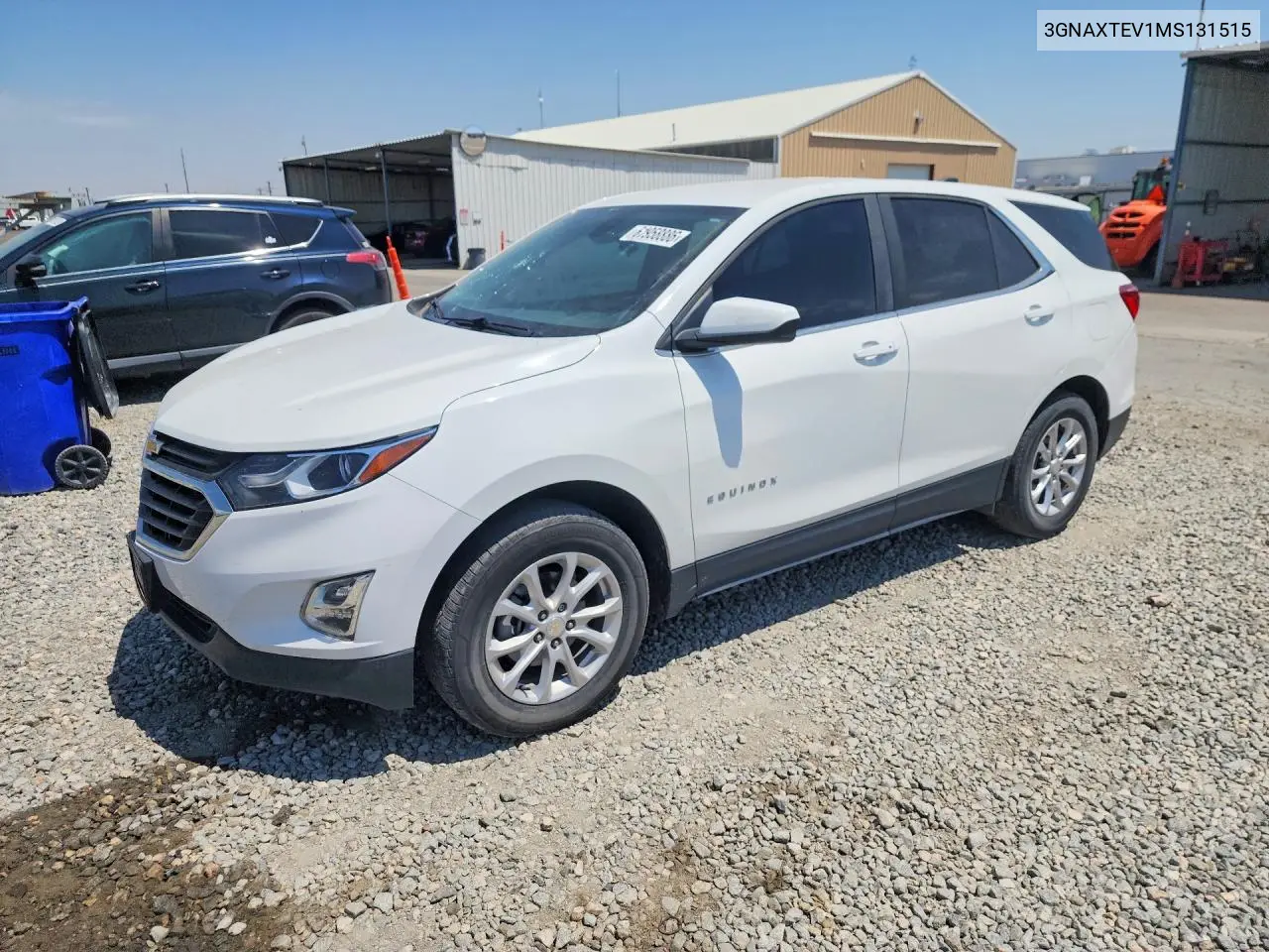 2021 Chevrolet Equinox Lt VIN: 3GNAXTEV1MS131515 Lot: 61958886