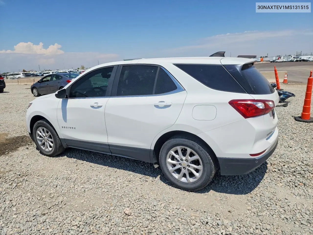 2021 Chevrolet Equinox Lt VIN: 3GNAXTEV1MS131515 Lot: 61958886