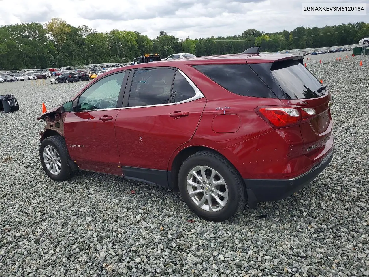 2021 Chevrolet Equinox Lt VIN: 2GNAXKEV3M6120184 Lot: 62055826