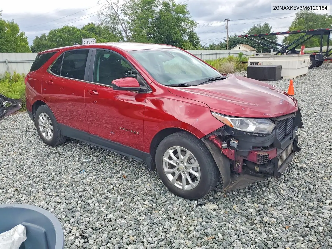 2021 Chevrolet Equinox Lt VIN: 2GNAXKEV3M6120184 Lot: 62055826