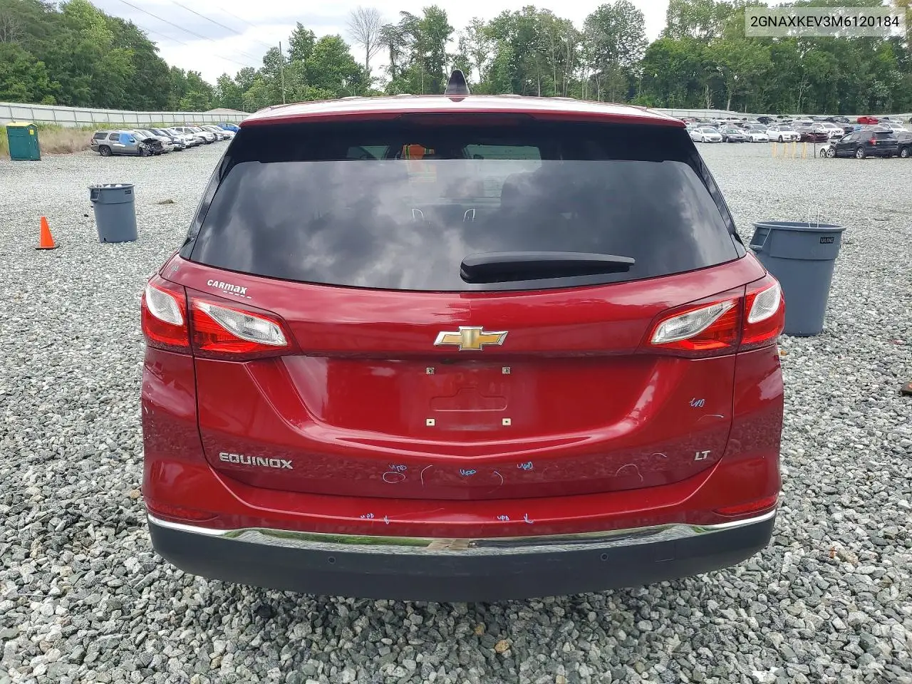 2021 Chevrolet Equinox Lt VIN: 2GNAXKEV3M6120184 Lot: 62055826