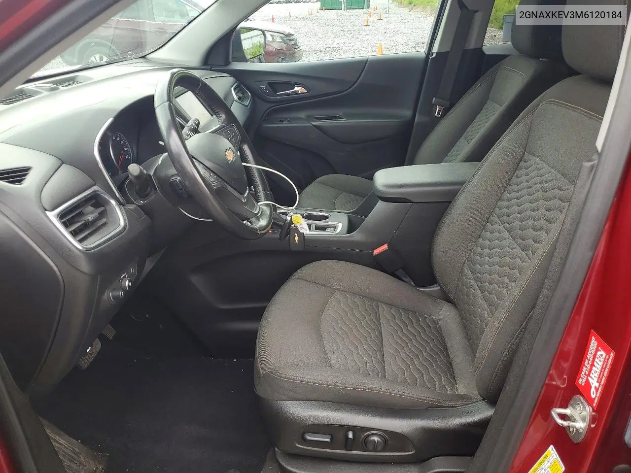 2021 Chevrolet Equinox Lt VIN: 2GNAXKEV3M6120184 Lot: 62055826