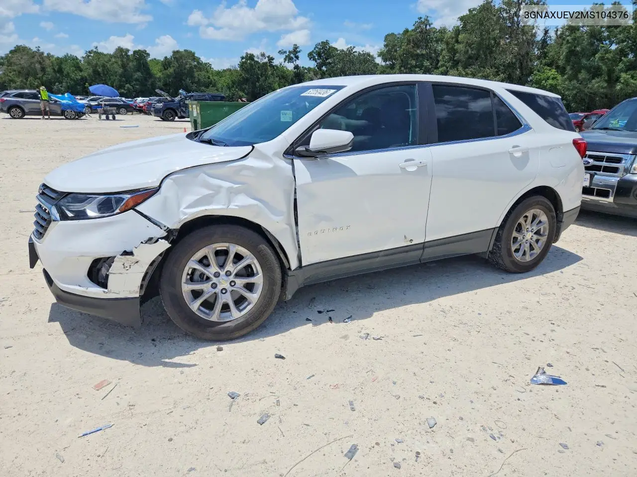 3GNAXUEV2MS104376 2021 Chevrolet Equinox Lt