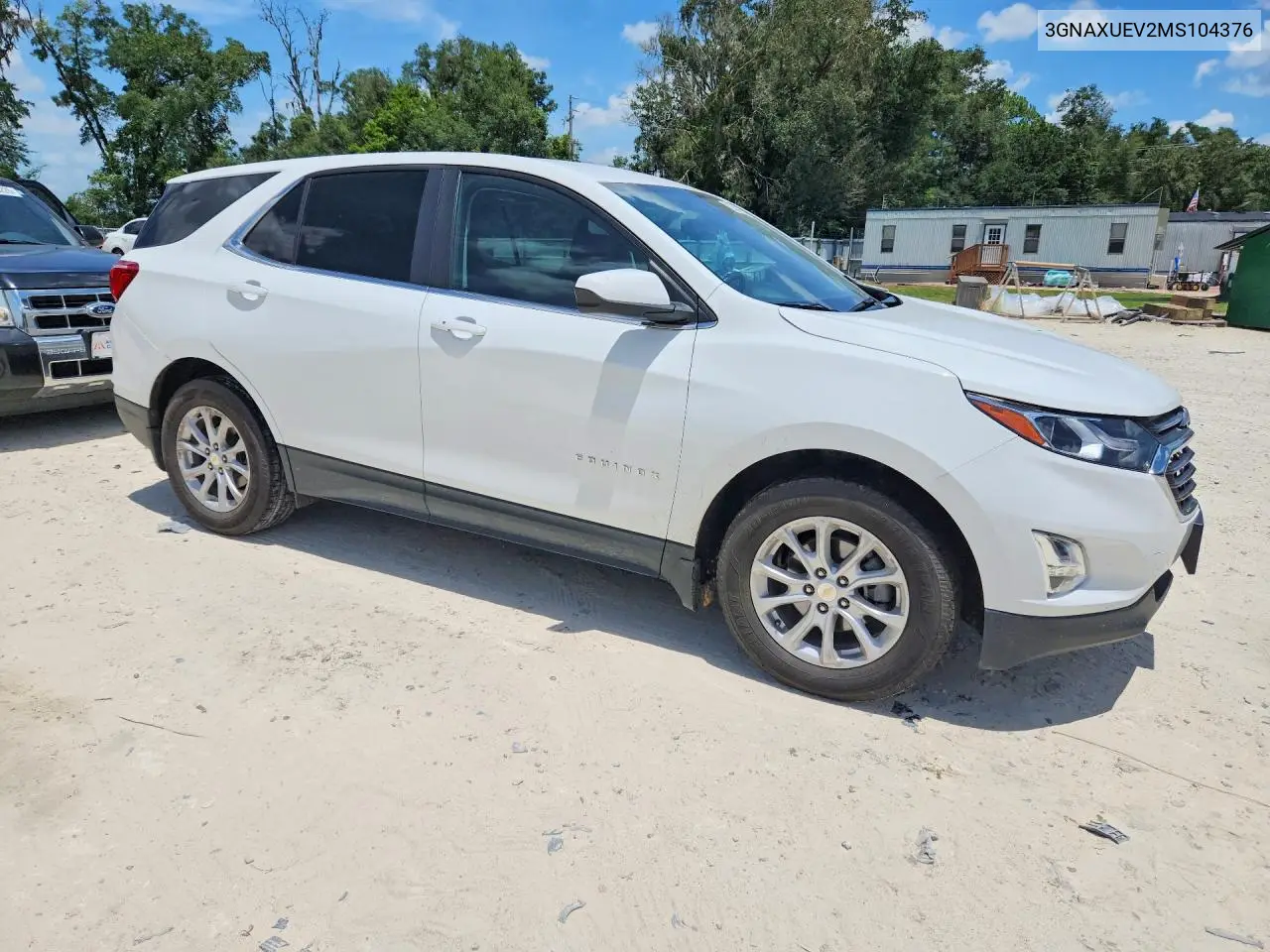 3GNAXUEV2MS104376 2021 Chevrolet Equinox Lt