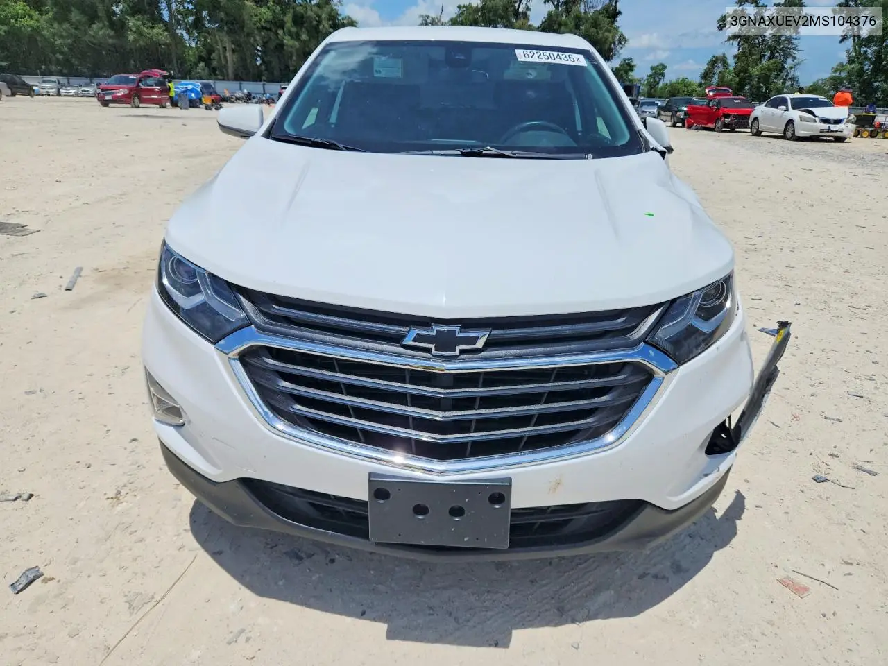 3GNAXUEV2MS104376 2021 Chevrolet Equinox Lt