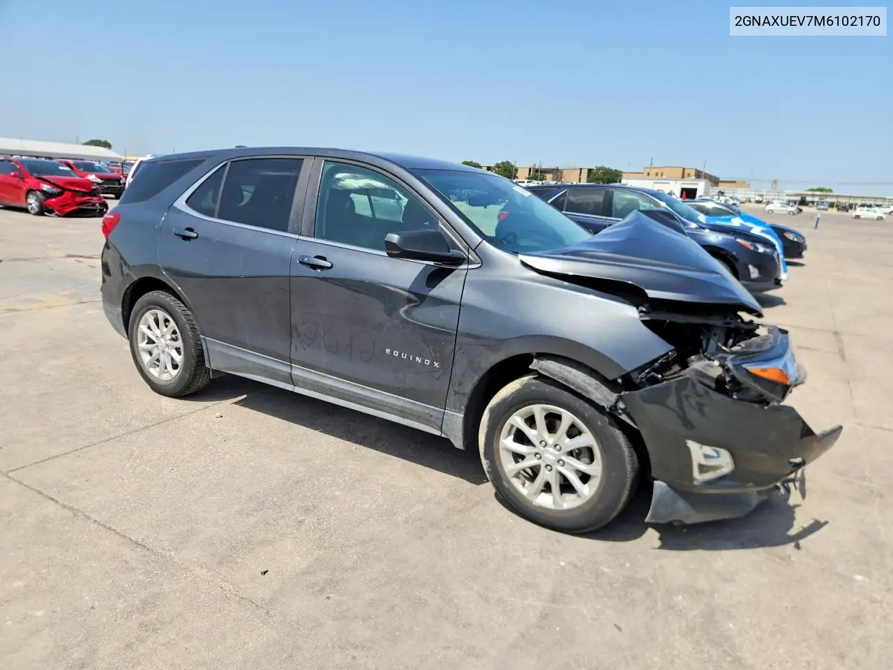 2021 Chevrolet Equinox Lt VIN: 2GNAXUEV7M6102170 Lot: 74513845