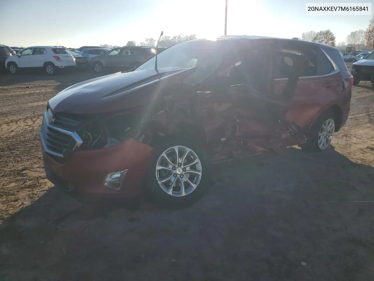 2GNAXKEV7M6165841 2021 Chevrolet Equinox Lt