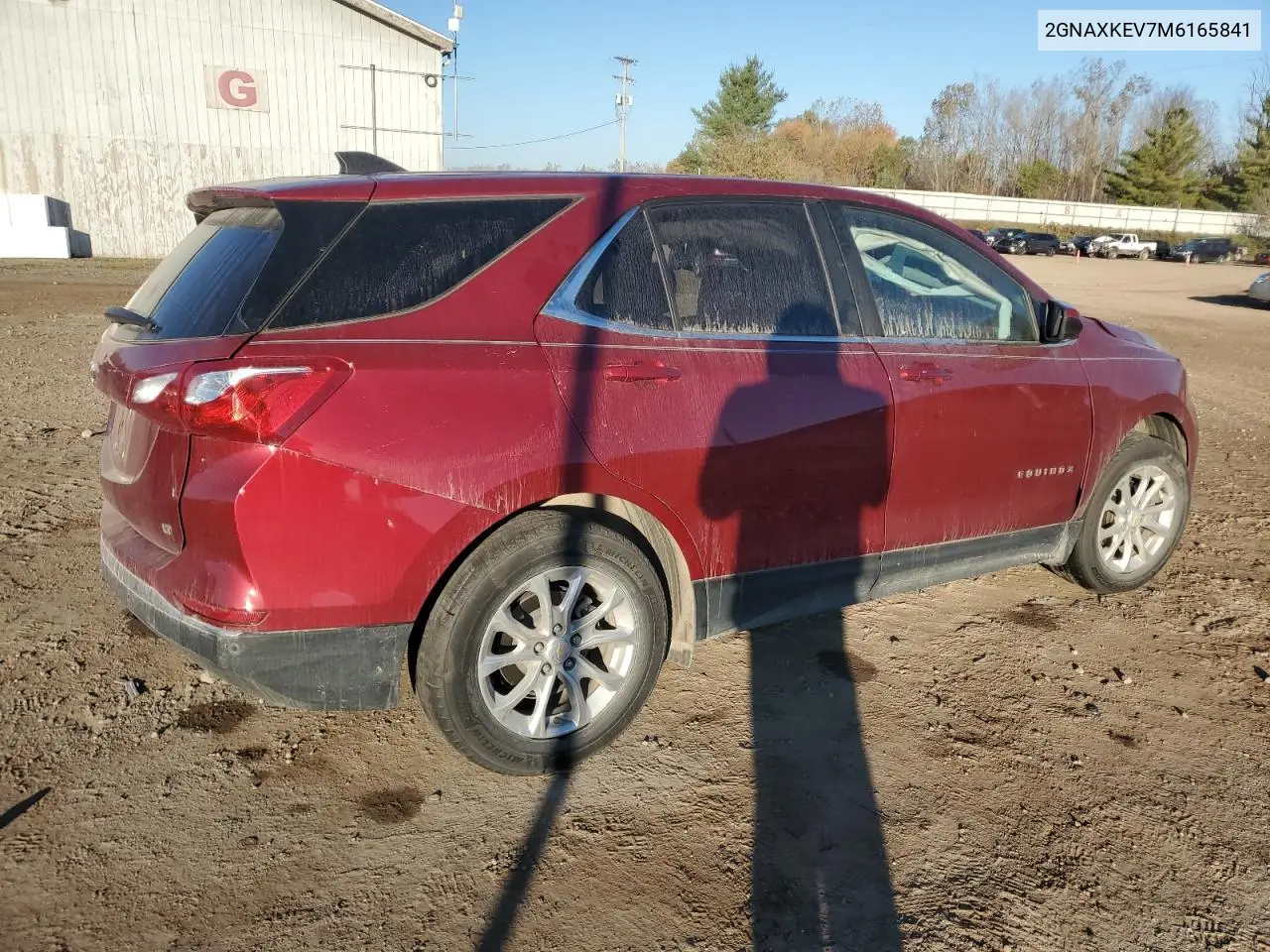 2GNAXKEV7M6165841 2021 Chevrolet Equinox Lt
