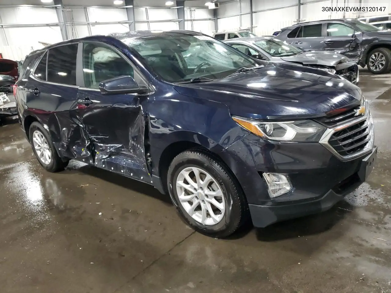 3GNAXKEV6MS120147 2021 Chevrolet Equinox Lt