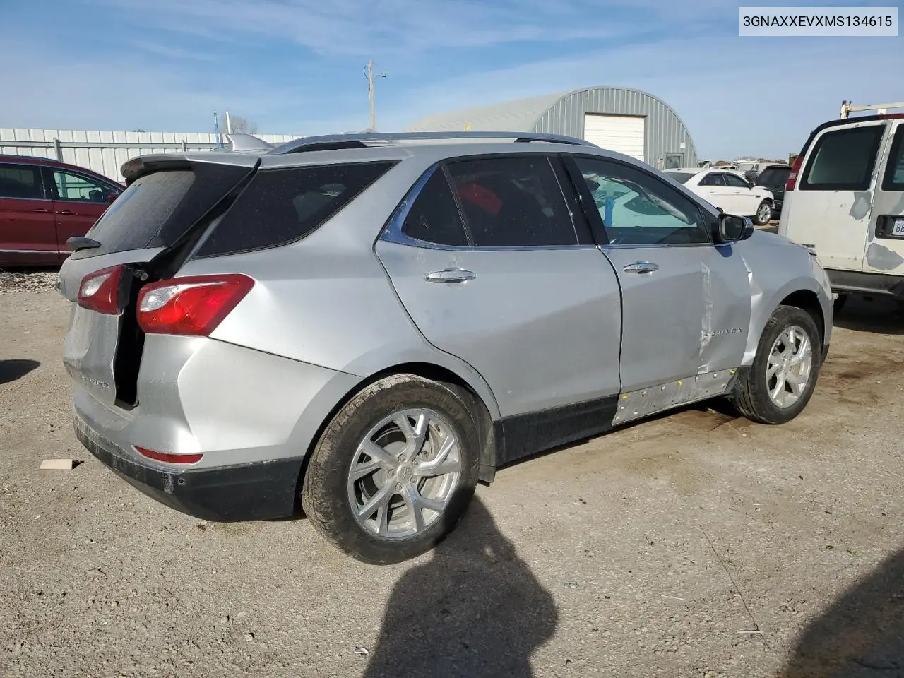 3GNAXXEVXMS134615 2021 Chevrolet Equinox Premier
