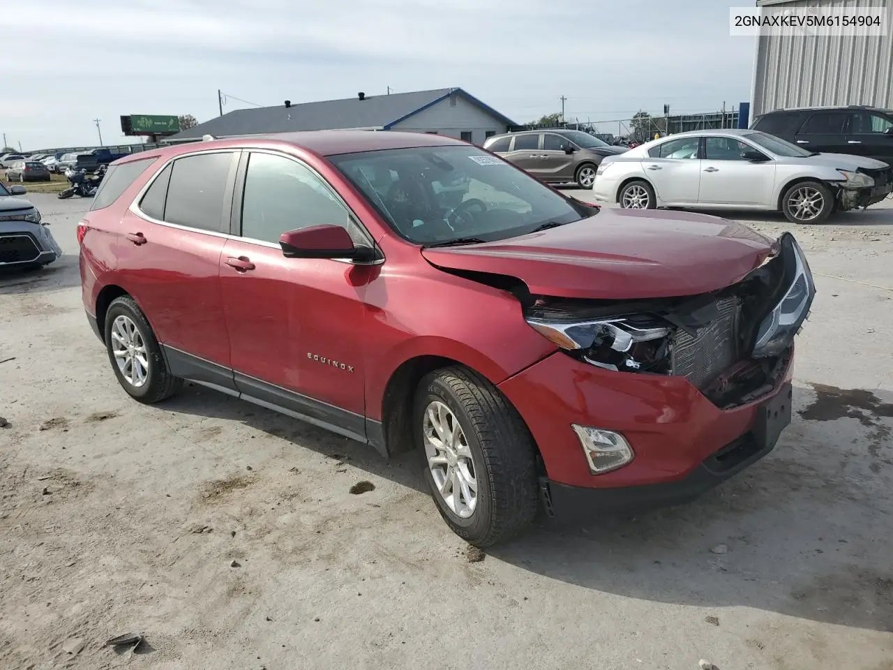 2GNAXKEV5M6154904 2021 Chevrolet Equinox Lt