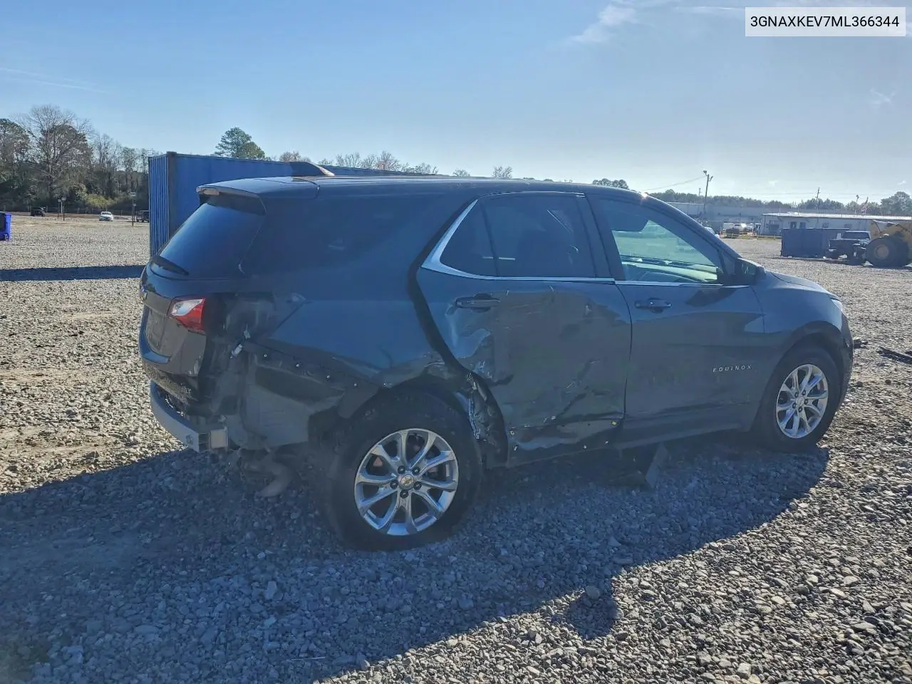 3GNAXKEV7ML366344 2021 Chevrolet Equinox Lt