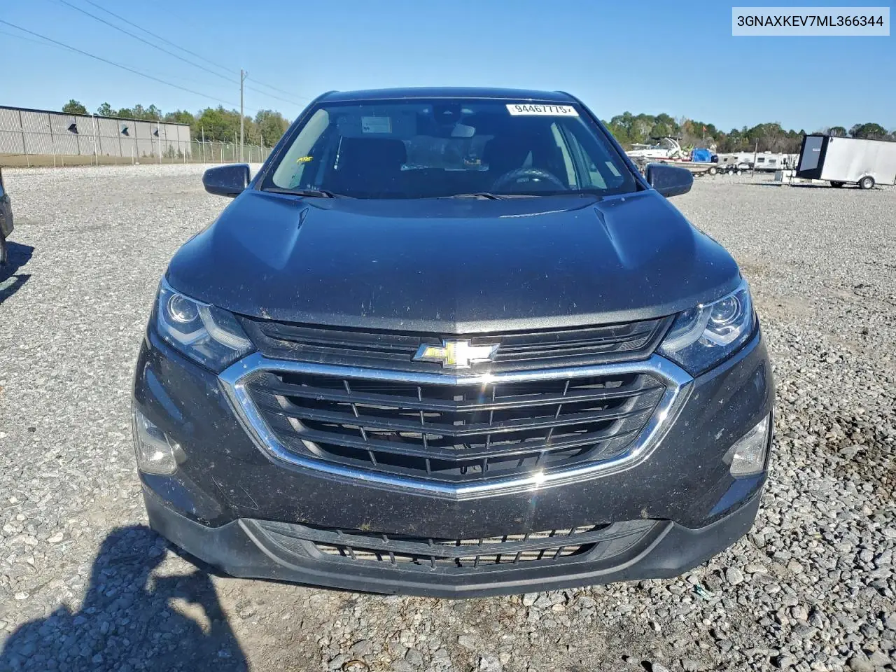 3GNAXKEV7ML366344 2021 Chevrolet Equinox Lt