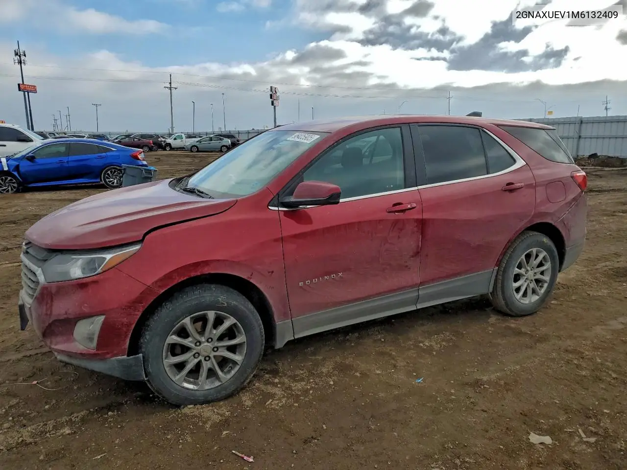 2GNAXUEV1M6132409 2021 Chevrolet Equinox Lt