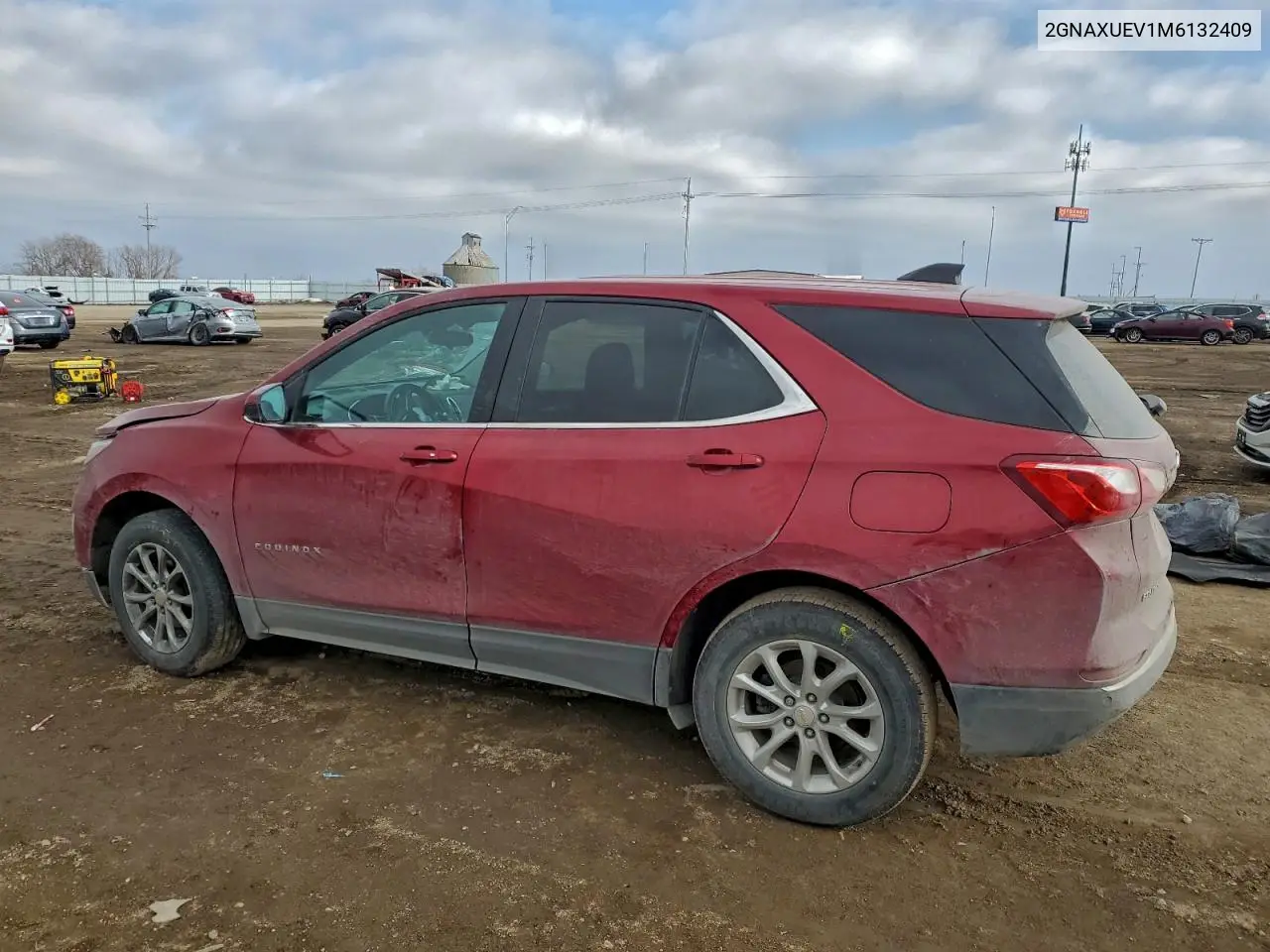 2GNAXUEV1M6132409 2021 Chevrolet Equinox Lt
