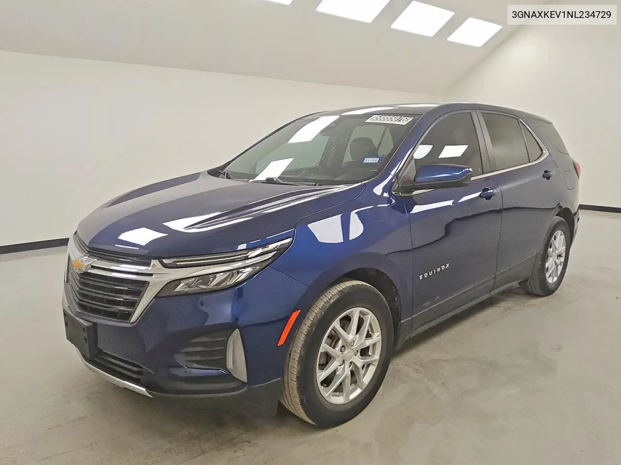 2022 Chevrolet Equinox Lt VIN: 3GNAXKEV1NL234729 Lot: 58885076