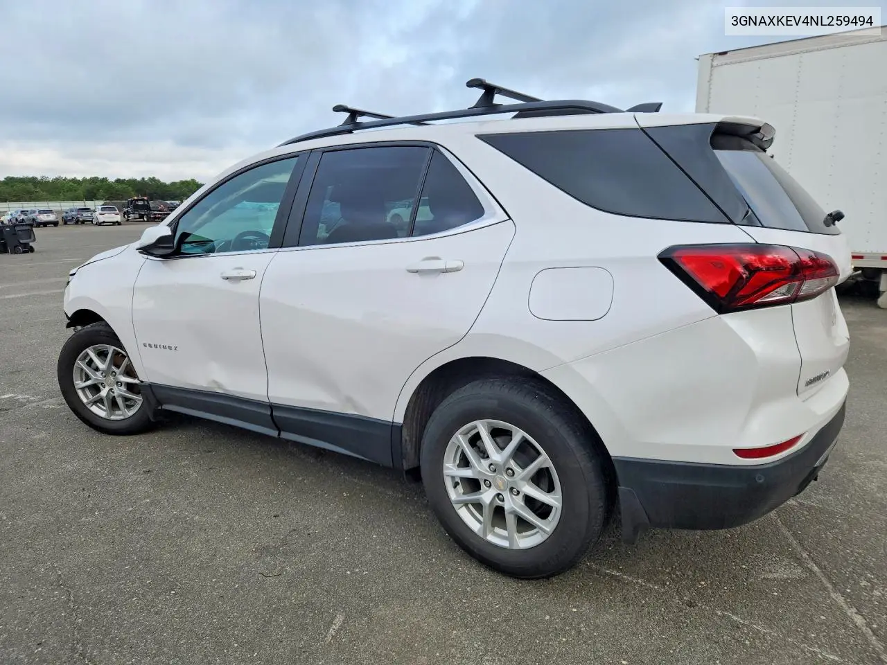 2022 Chevrolet Equinox Lt VIN: 3GNAXKEV4NL259494 Lot: 60301006