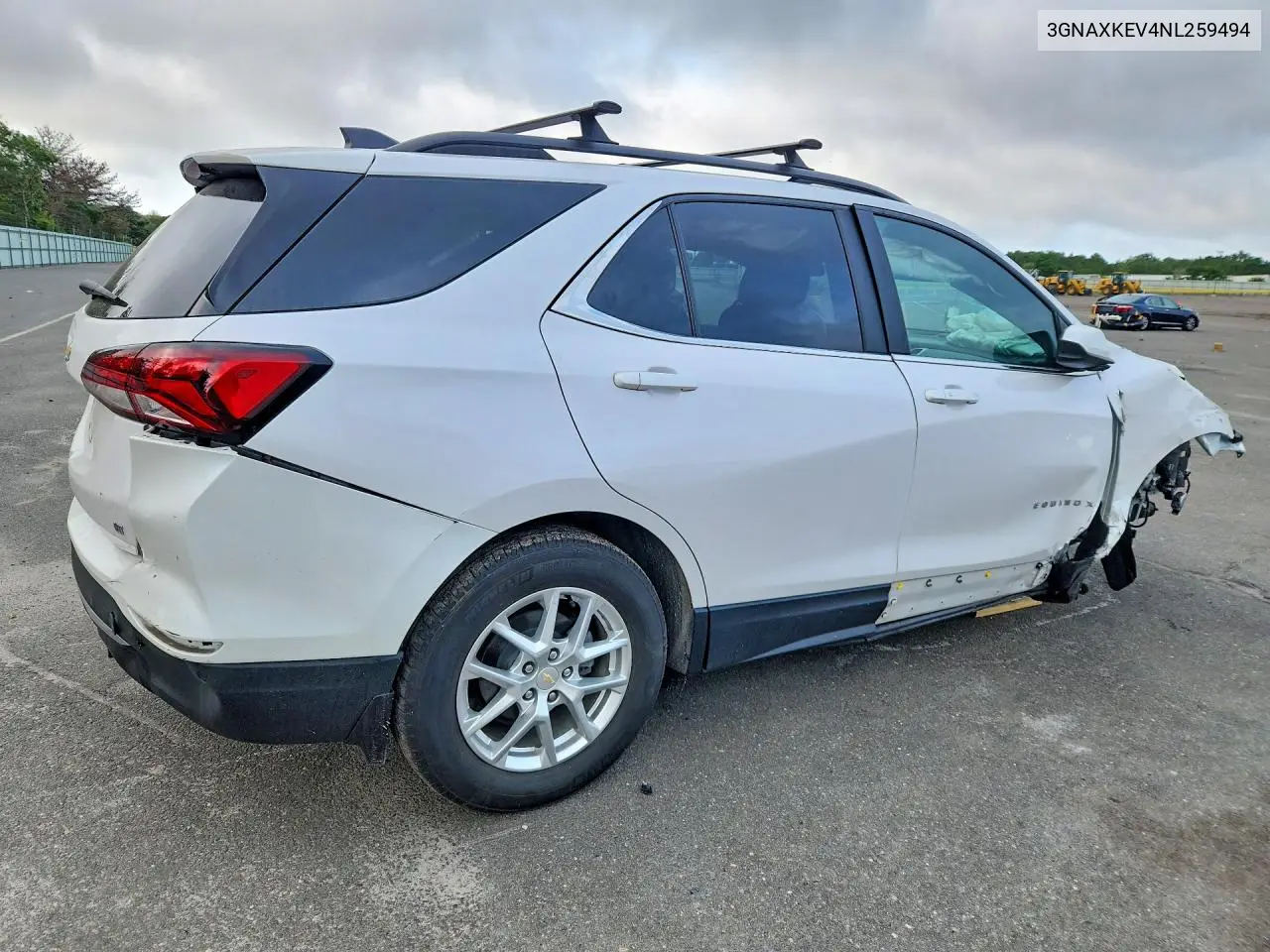 2022 Chevrolet Equinox Lt VIN: 3GNAXKEV4NL259494 Lot: 60301006