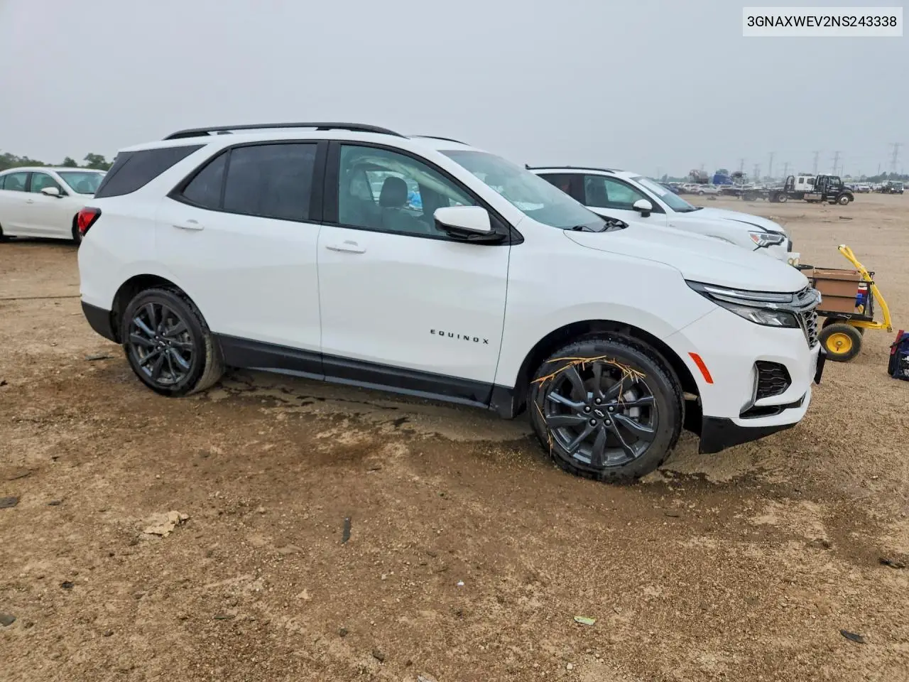 2022 Chevrolet Equinox Rs VIN: 3GNAXWEV2NS243338 Lot: 60713536
