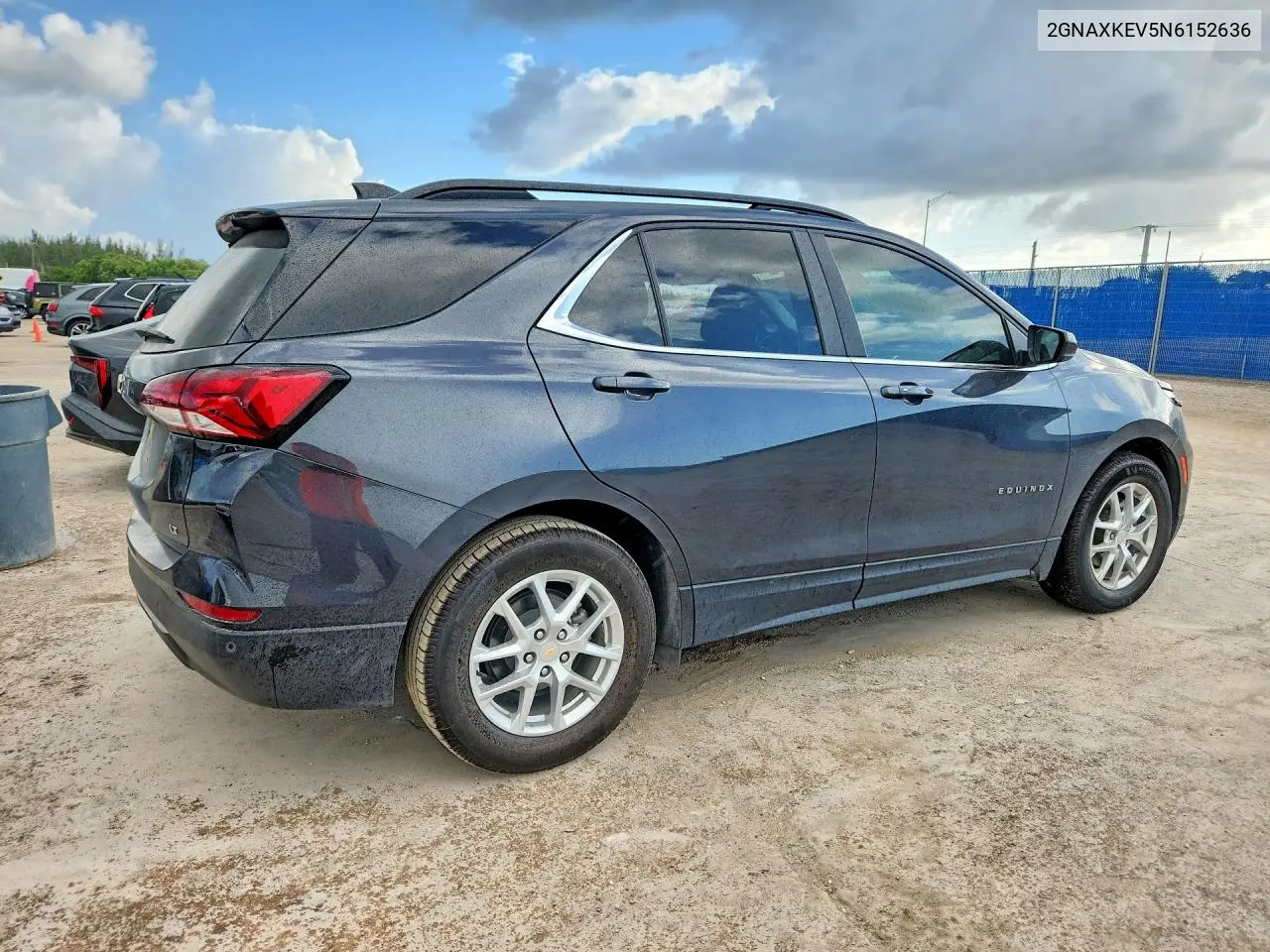 2022 Chevrolet Equinox Lt VIN: 2GNAXKEV5N6152636 Lot: 61202666