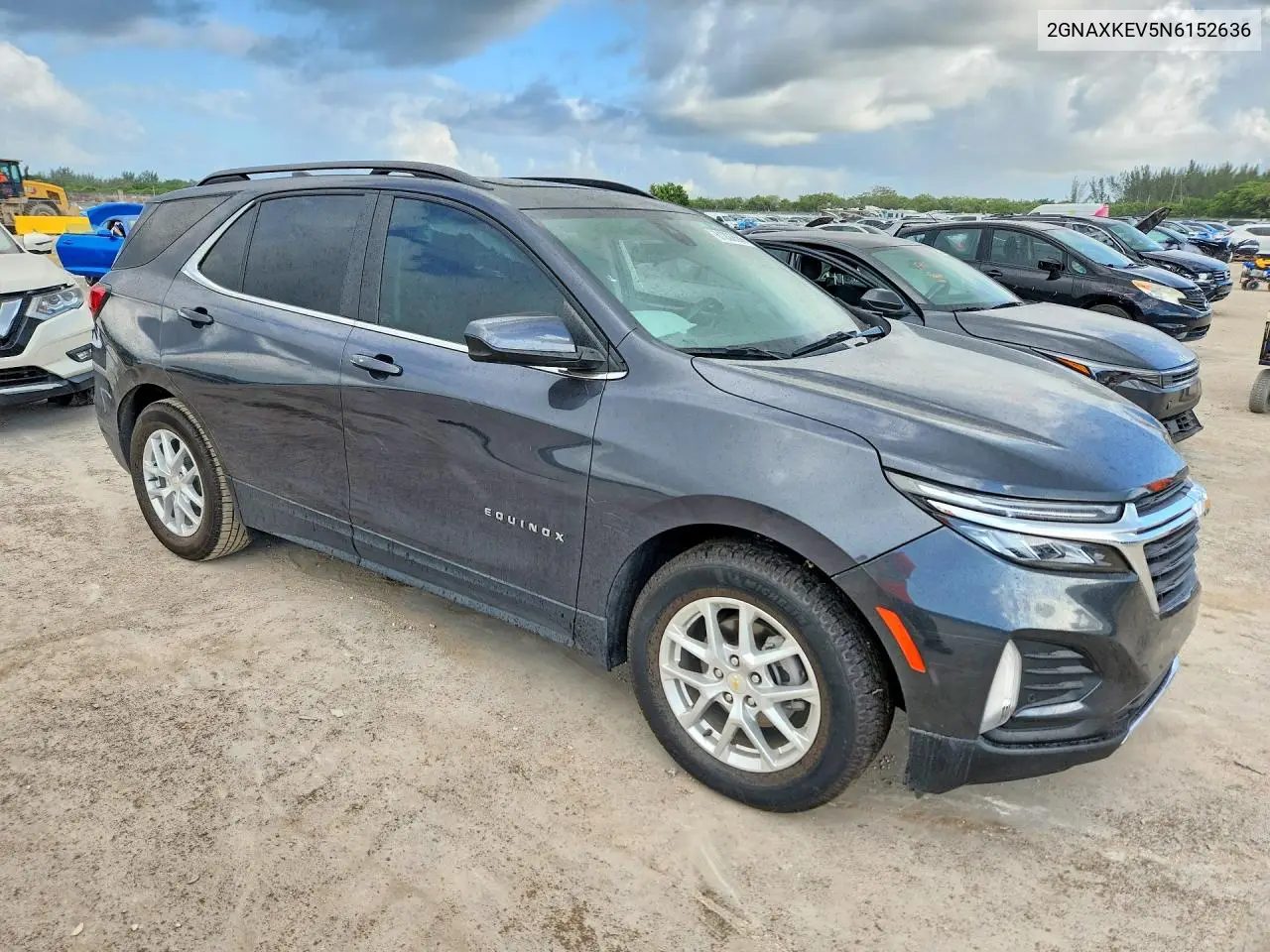 2022 Chevrolet Equinox Lt VIN: 2GNAXKEV5N6152636 Lot: 61202666