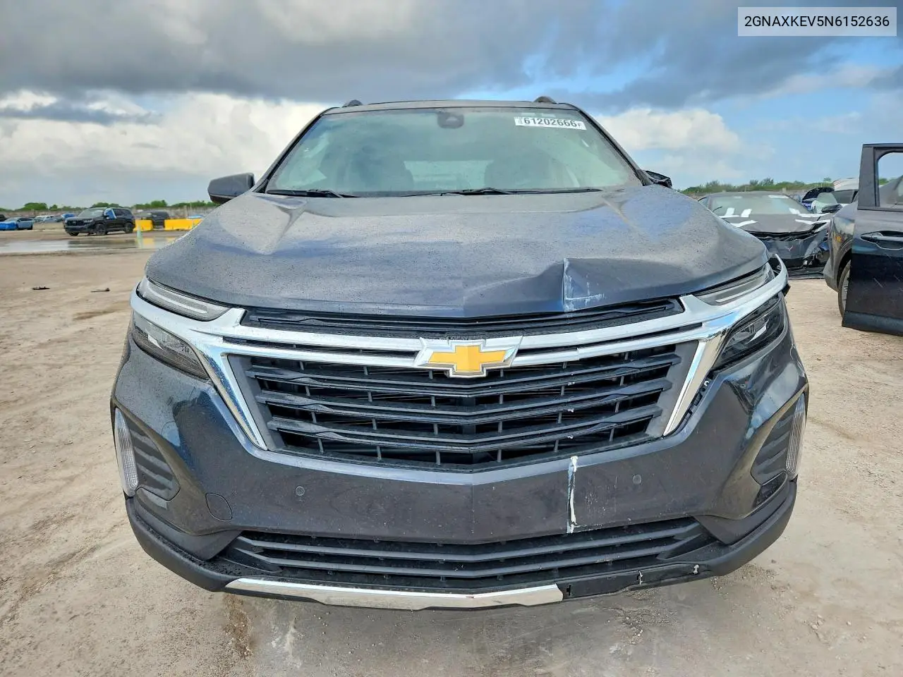 2022 Chevrolet Equinox Lt VIN: 2GNAXKEV5N6152636 Lot: 61202666