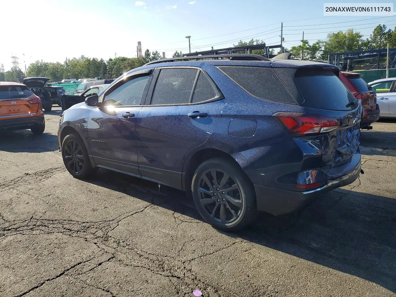 2GNAXWEV0N6111743 2022 Chevrolet Equinox Rs