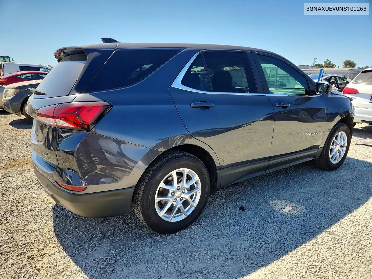 2022 Chevrolet Equinox Lt VIN: 3GNAXUEV0NS100263 Lot: 61810196