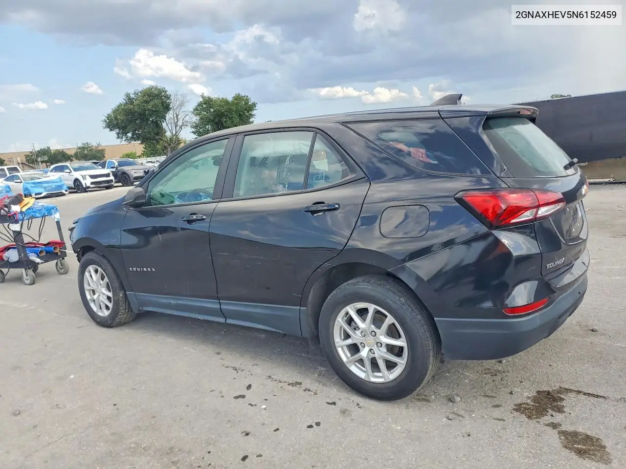 2022 Chevrolet Equinox Ls VIN: 2GNAXHEV5N6152459 Lot: 62029276