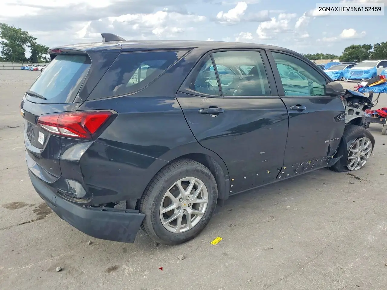 2022 Chevrolet Equinox Ls VIN: 2GNAXHEV5N6152459 Lot: 62029276