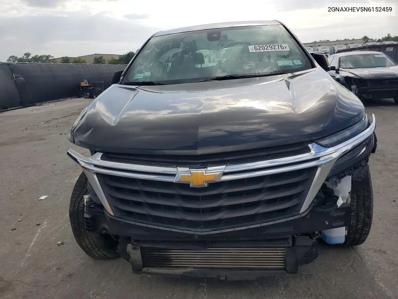 2022 Chevrolet Equinox Ls VIN: 2GNAXHEV5N6152459 Lot: 62029276