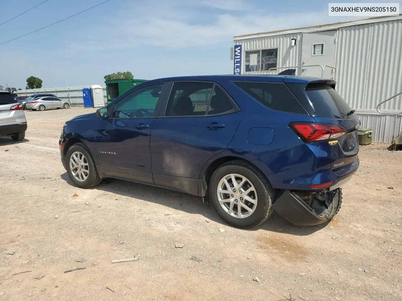 3GNAXHEV9NS205150 2022 Chevrolet Equinox Ls