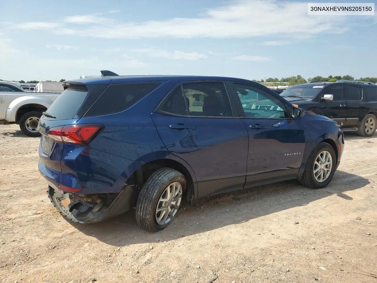 3GNAXHEV9NS205150 2022 Chevrolet Equinox Ls