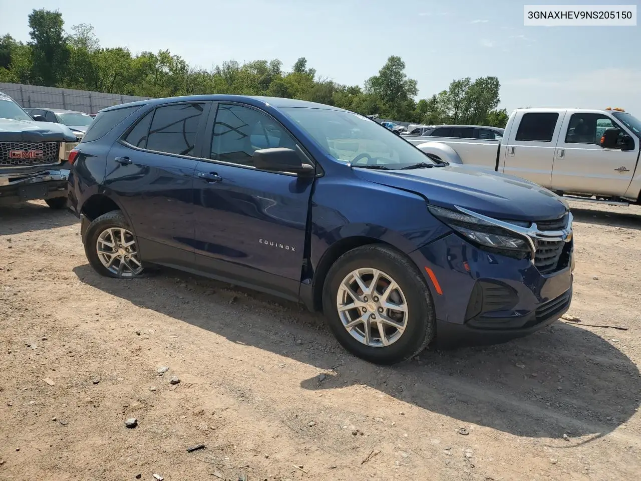 3GNAXHEV9NS205150 2022 Chevrolet Equinox Ls