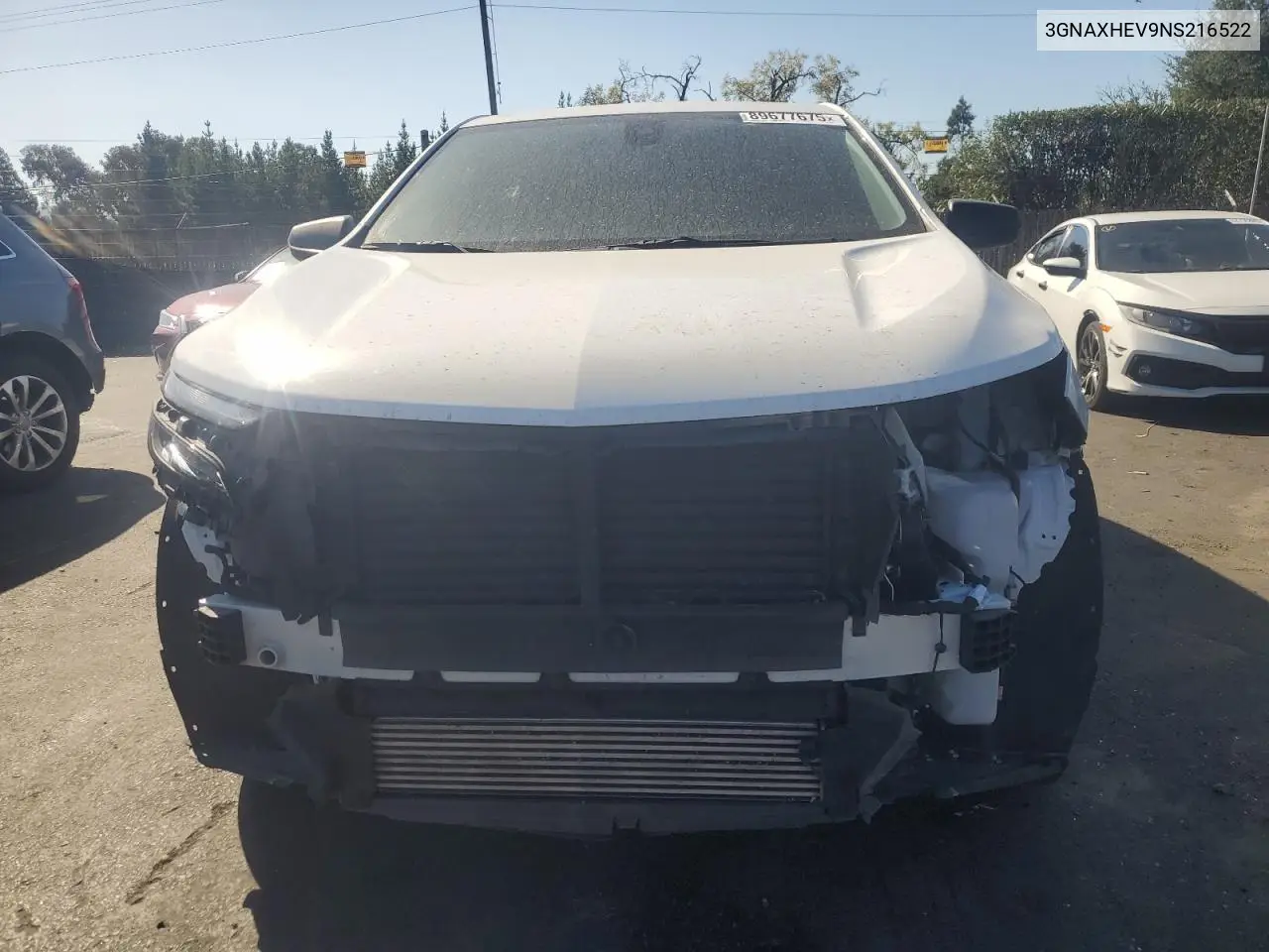 3GNAXHEV9NS216522 2022 Chevrolet Equinox Ls