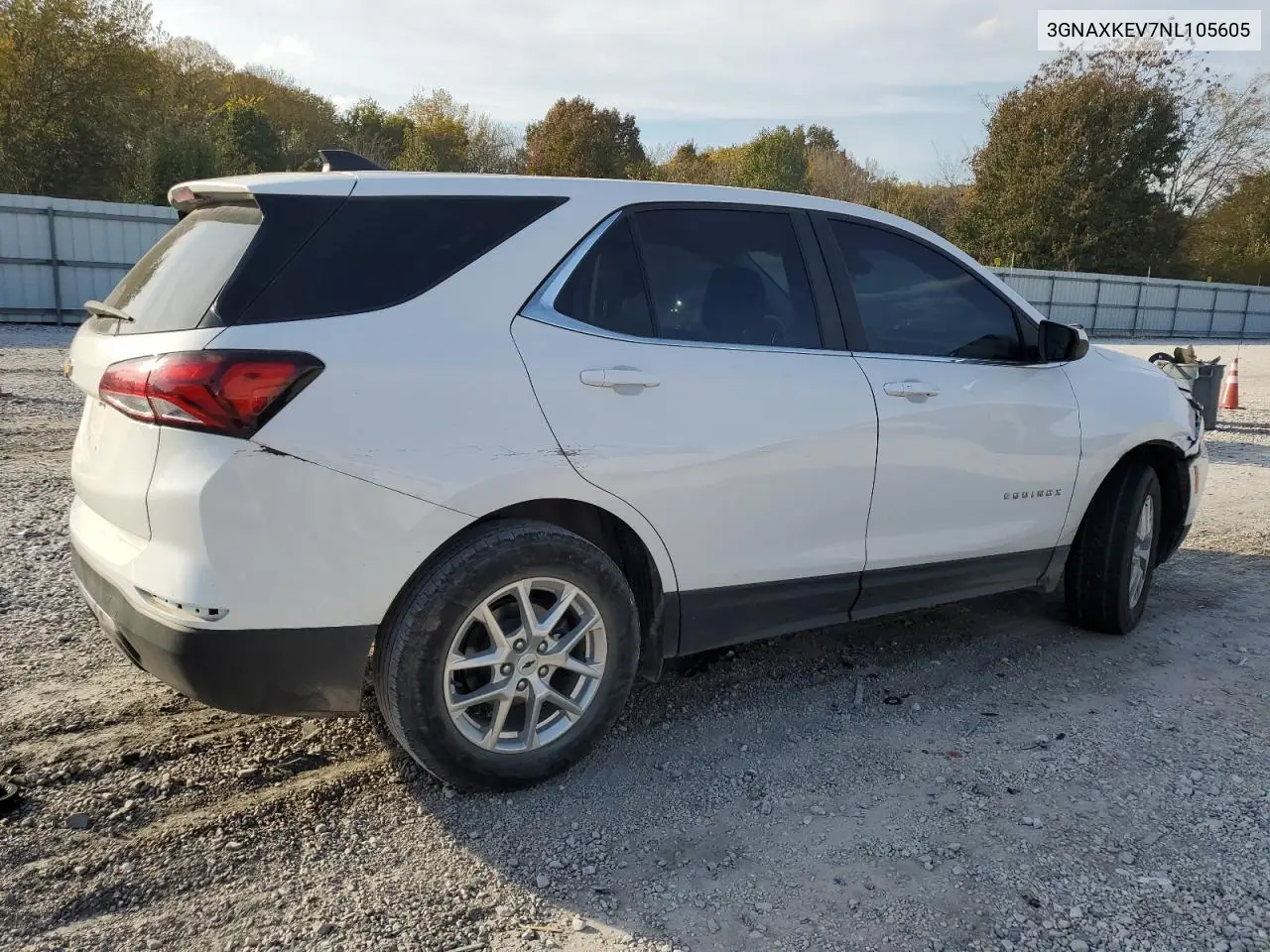 3GNAXKEV7NL105605 2022 Chevrolet Equinox Lt