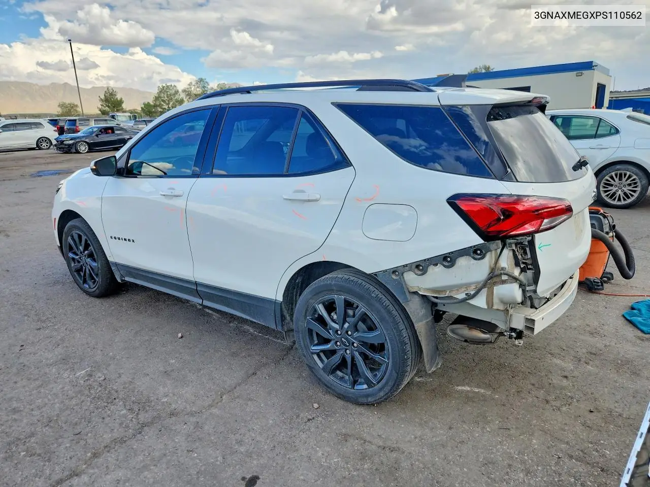 2023 Chevrolet Equinox Rs VIN: 3GNAXMEGXPS110562 Lot: 61768376
